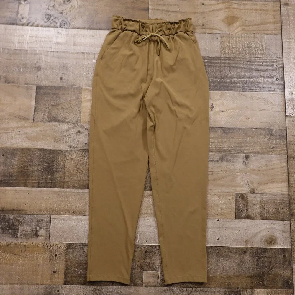 Lululemon Stretch High-Rise Pant Women’s 4 Artifact Tan 7/8 Luxtreme‎ Athleisure